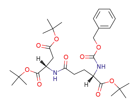 N-(N-Benzyloxycarbonyl-L-γ-glutamyl-1-tert.-butylester)-L-asparaginsaeure-di-tert.-butylester