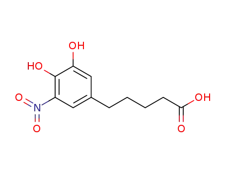 Benzenepentanoic acid, 3,4-dihydroxy-5-nitro-