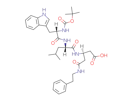 Boc-Trp-Leu-β-homo-Asp(OBut)-NHCH2CH2C6H5
