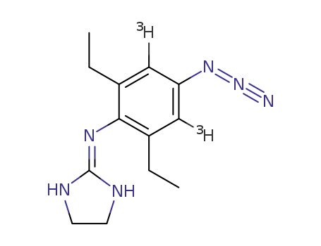 N-(4-azido-2,6-diethyl<3,5-(3)H2>phenyl)-4,5-dihydro-1H-imidazol-2(3H)-imine