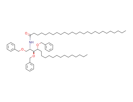 Hexacosanoic acid ((1S,2S,3R)-2,3-bis-benzyloxy-1-benzyloxymethyl-heptadecyl)-amide