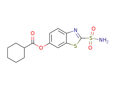 2-Sulfamoyl-1,3-benzothiazol-6-yl cyclohexanecarboxylate