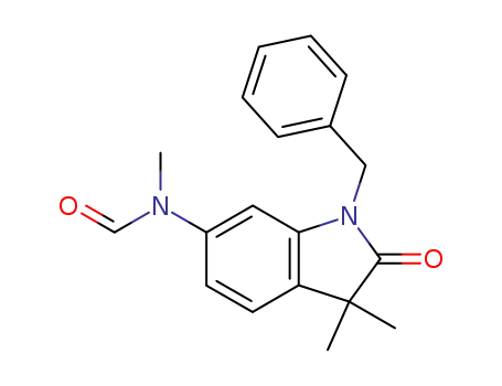 N-Methyl-N-(1-benzyl-1,3-dihydro-3,3-dimethyl-2-oxo-2H-6-indolyl)formamide