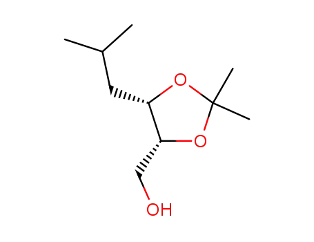 (4S,5R)-2,2-Dimethyl-4-(2-methylpropan-1-yl)-5-(hydroxymethyl)-1,3-dioxolane