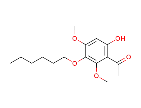 1-[3-(Hexyloxy)-6-hydroxy-2,4-dimethoxyphenyl]ethanone