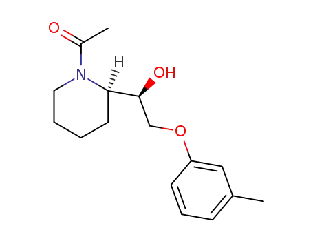 1-[(R)-2-((R)-1-Hydroxy-2-m-tolyloxy-ethyl)-piperidin-1-yl]-ethanone