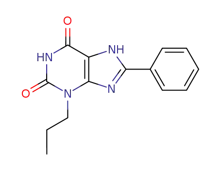 Molecular Structure of 120362-55-2 (3-propyl-8-phenylxanthine)