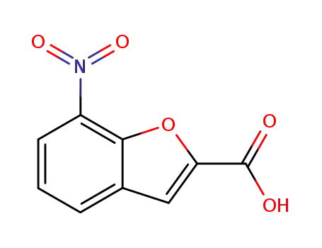 Molecular Structure of 90483-98-0 (2-Benzofurancarboxylic acid, 7-nitro-)