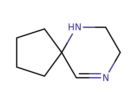 Molecular Structure of 767-52-2 (6,9-Diaza-spiro[4.5]dec-9-ene)