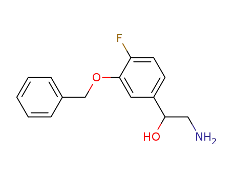 2-Amino-1-(3-benzyloxy-4-fluoro-phenyl)-ethanol