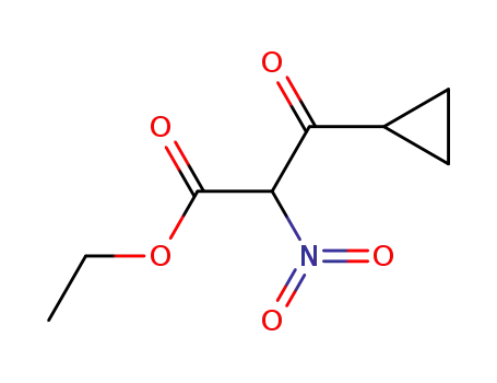 3-Cyclopropyl-2-nitro-3-oxo-propionic acid ethyl ester
