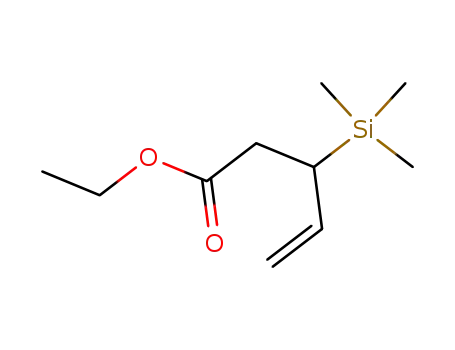Molecular Structure of 119554-74-4 (ethyl (3-trimethylsilyl)-4-pentenoate)
