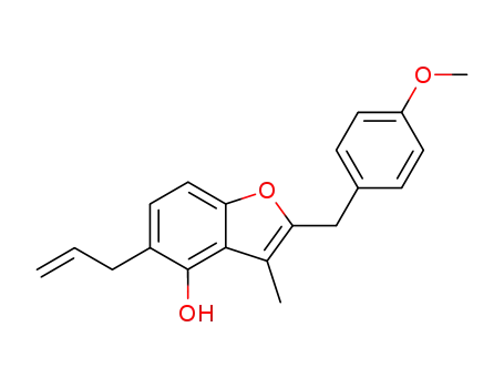 5-Allyl-2-(4-methoxy-benzyl)-3-methyl-benzofuran-4-ol