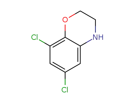 Molecular Structure of 105679-37-6 (6,8-DICHLORO-3,4-DIHYDRO-2H-BENZO[1,4]OXAZINE HYDROCHLORIDE)