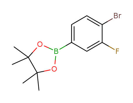 2-(4-bromo-3-fluorophenyl)-4,4,5,5-tetramethyl-1,3,2-dioxaborolane