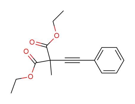 diethyl 2-methyl-2-(phenylethynyl)malonate