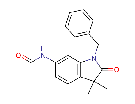 N-(1-Benzyl-1,3-dihydro-3,3-dimethyl-2-oxo-2H-6-indolyl)formamide