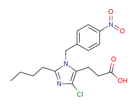 1H-Imidazole-5-propanoic acid,
2-butyl-4-chloro-1-[(4-nitrophenyl)methyl]-