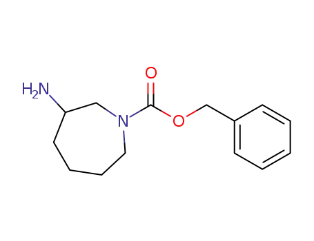 Molecular Structure of 1270498-27-5 (1H-Azepine-1-carboxylic acid, 3-aMinohexahydro-, phenylMethyl ester)