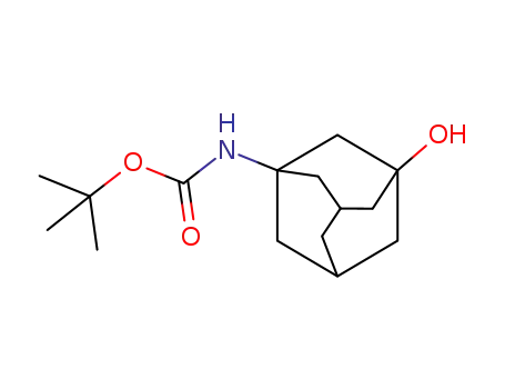 Molecular Structure of 847795-89-5 (tert-butyl (3-hydroxyadamantan-1-yl)carbamate)