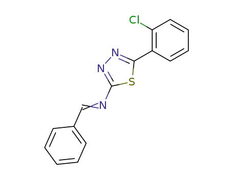 1,3,4-Thiadiazol-2-amine, 5-(2-chlorophenyl)-N-(phenylmethylene)-