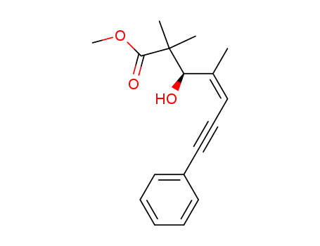 (Z)-3-Hydroxy-2,2,4-trimethyl-7-phenyl-hept-4-en-6-ynoic acid methyl ester