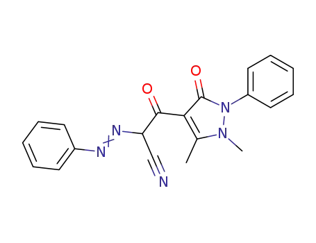 3-(1,5-Dimethyl-3-oxo-2-phenyl-2,3-dihydro-1H-pyrazol-4-yl)-3-oxo-2-phenylazo-propionitrile
