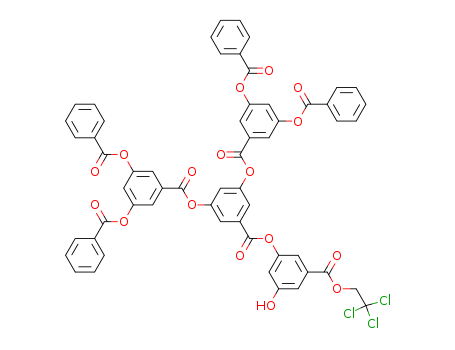 Benzoic acid, 3,5-bis[[3,5-bis(benzoyloxy)benzoyl]oxy]-, 3-hydroxy-5-[(2,2,2-trichloroethoxy)carbonyl]phenyl ester