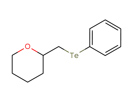 Molecular Structure of 122823-50-1 (2H-Pyran, tetrahydro-2-[(phenyltelluro)methyl]-)