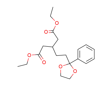 diethyl 3-<2-(2-phenyl-1,3-dioxan-2-yl)ethyl>pentanedioate