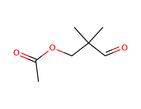 Molecular Structure of 16184-79-5 (Propanal, 3-(acetyloxy)-2,2-dimethyl-)
