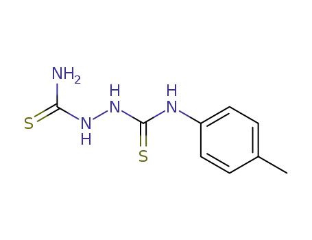 Molecular Structure of 79010-44-9 (1,2-Hydrazinedicarbothioamide, N-(4-methylphenyl)-)
