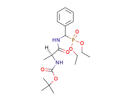 <1-(tert-Butyloxycarbonyl-L-alanyl-amino)-1-phenyl>methylphosphonate de diethyle