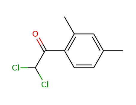 Molecular Structure of 109300-46-1 (Ethanone, 2,2-dichloro-1-(2,4-dimethylphenyl)- (9CI))