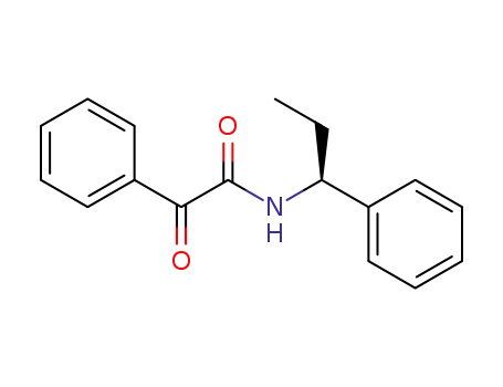 Molecular Structure of 10549-18-5 (Benzeneacetamide, a-oxo-N-(1-phenylpropyl)-, (S)-)