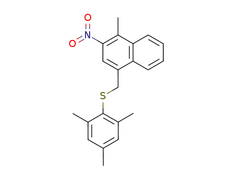 1-Methyl-2-nitro-4-(2,4,6-trimethyl-phenylsulfanylmethyl)-naphthalene