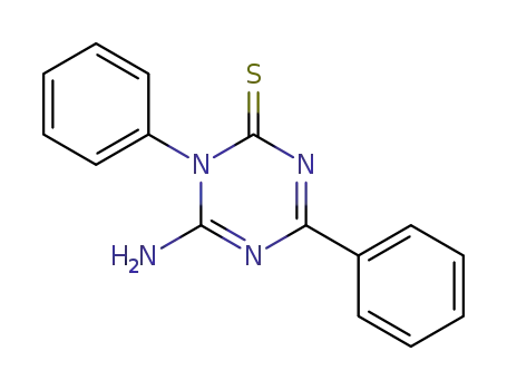 Molecular Structure of 84119-18-6 (2-Amino-1,4-diphenyl-1,6-dihydro-1,3,5-triazine-6-thione)