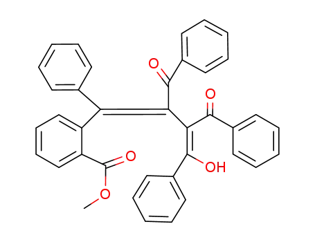 2-((1E,3Z)-2,3-Dibenzoyl-4-hydroxy-1,4-diphenyl-buta-1,3-dienyl)-benzoic acid methyl ester