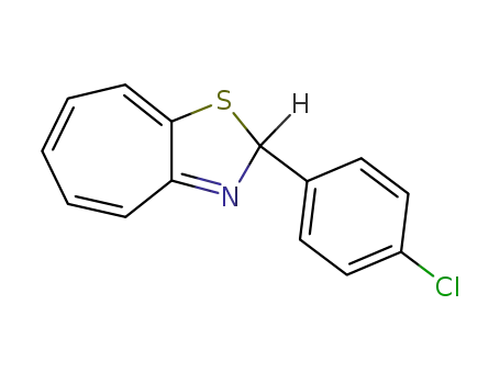 Molecular Structure of 109442-94-6 (2-(4-chloro-phenyl)-2<i>H</i>-cycloheptathiazole)