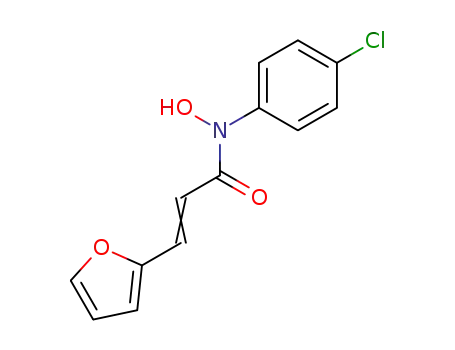 2-Propenamide, N-(4-chlorophenyl)-3-(2-furanyl)-N-hydroxy-