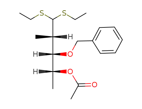 4-O-acetyl-3-O-benzyl-2,5-dideoxy-2-C-methyl-D-arabinose diethyl dithioacetal