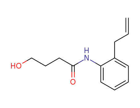 Molecular Structure of 114877-74-6 (N-(2-Allyl-phenyl)-4-hydroxy-butyramide)
