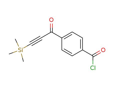 Benzoyl chloride, 4-[1-oxo-3-(trimethylsilyl)-2-propynyl]-