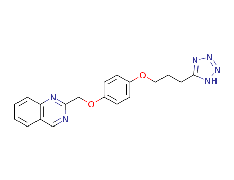2-[4-[3-(1H-Tetrazol-5-yl)propoxy]phenoxymethyl]quinazoline