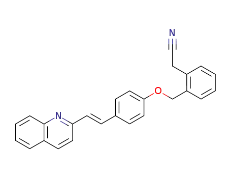 {2-[4-((E)-2-Quinolin-2-yl-vinyl)-phenoxymethyl]-phenyl}-acetonitrile