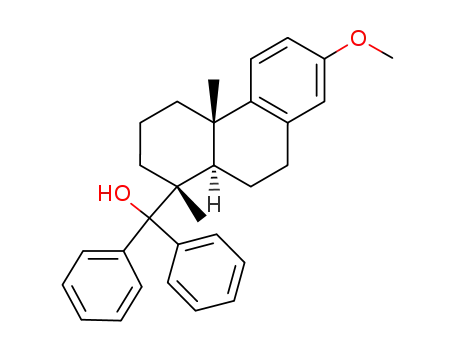 ((1R,4aS,10aR)-7-Methoxy-1,4a-dimethyl-1,2,3,4,4a,9,10,10a-octahydro-phenanthren-1-yl)-diphenyl-methanol
