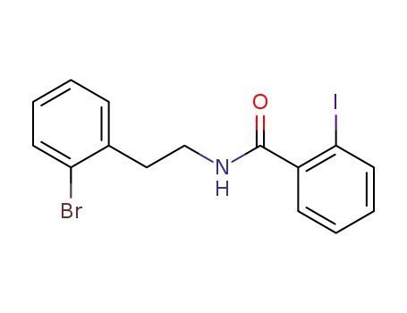 Molecular Structure of 144631-04-9 (Benzamide, N-[2-(2-bromophenyl)ethyl]-2-iodo-)