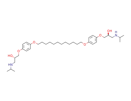 (S)-1-(4-{12-[4-((S)-2-Hydroxy-3-isopropylamino-propoxy)-phenoxy]-dodecyloxy}-phenoxy)-3-isopropylamino-propan-2-ol
