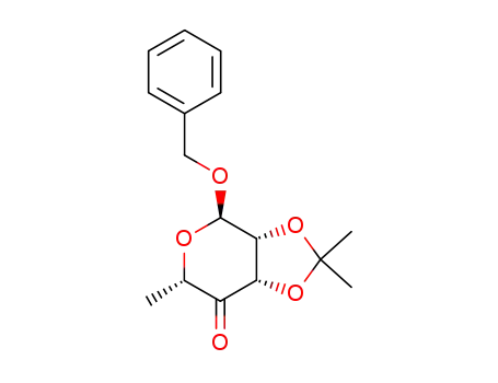 benzyl 6-deoxy-2,3-O-isopropylidene-α-L-lyxo-hexopyranosid-4-ulose