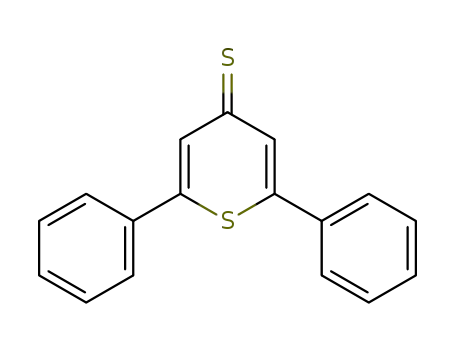 Molecular Structure of 1029-97-6 (4H-Thiopyran-4-thione, 2,6-diphenyl-)